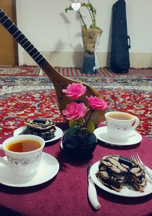 عکسی از دستور پنکیک شکلاتی