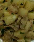 Củ đậu xào thịt heo