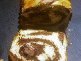 Brioche marbré, torsadé et fourré