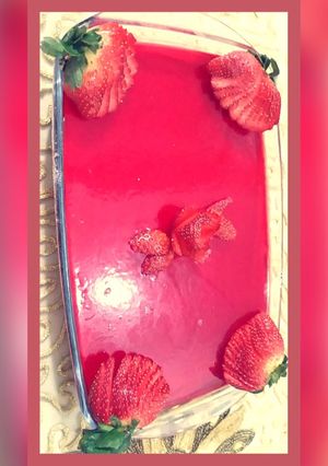 صورة لوصفة تشيز كيك الفراولة 🍓🍓