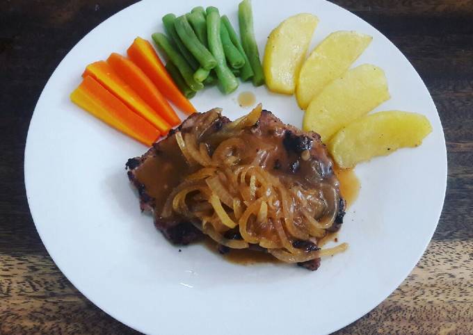 Grilled Beef Steak (Pake Teflon)