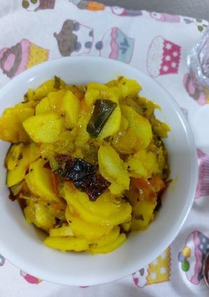 A picture of Potato veg.
