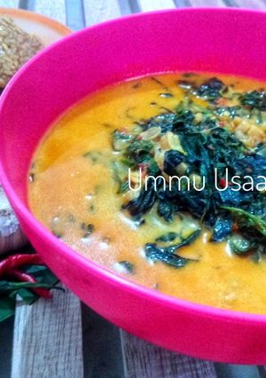 Foto resep Sayur Daun Singkong Kuah Santan