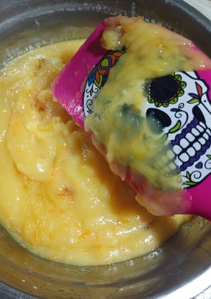 Una foto de Crema de naranja