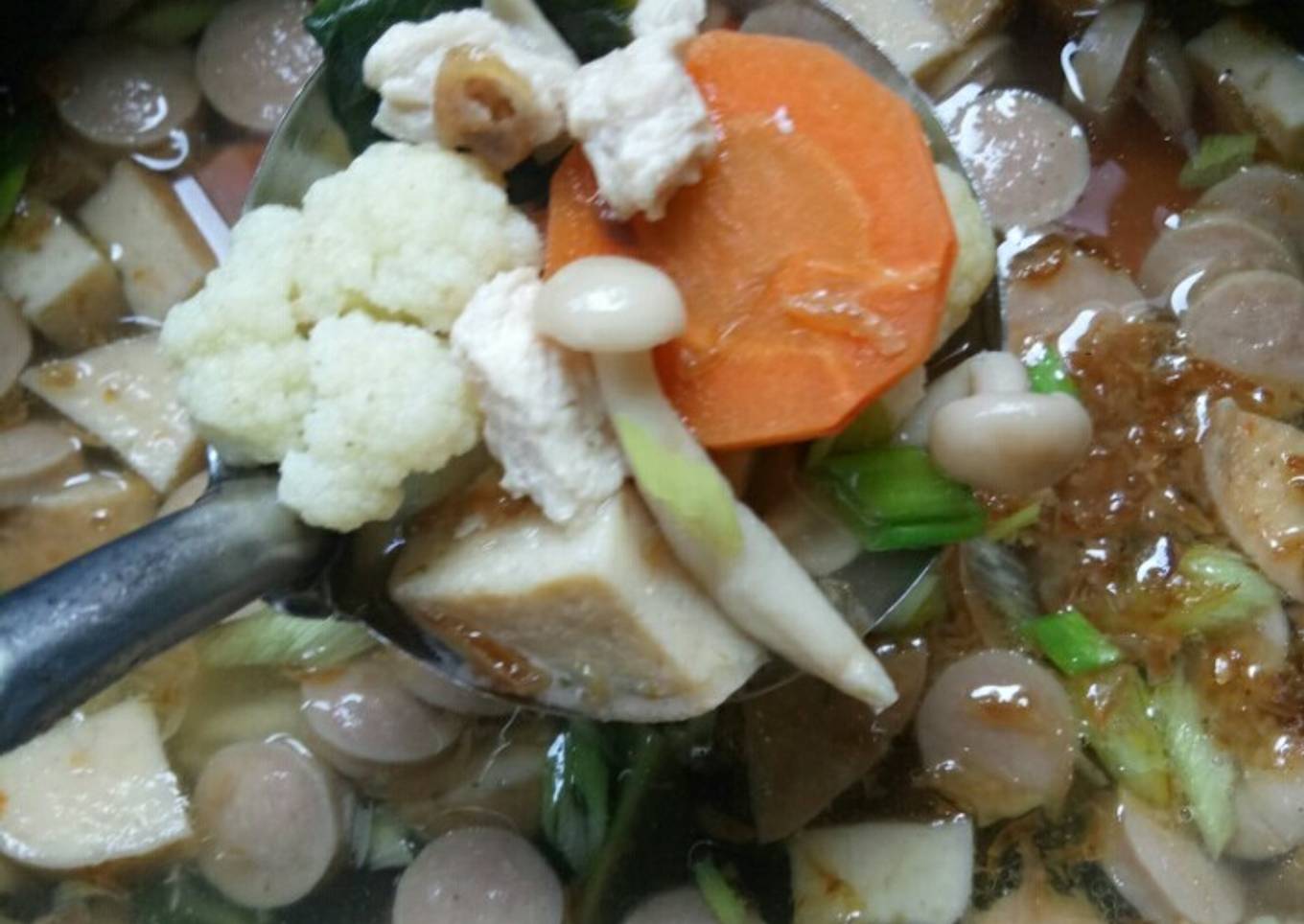 Sup Ayam Jamur Shimeji