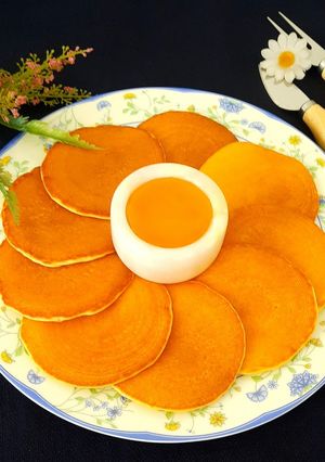عکسی از دستور کرپ و پنکیک کره بادام زمینی