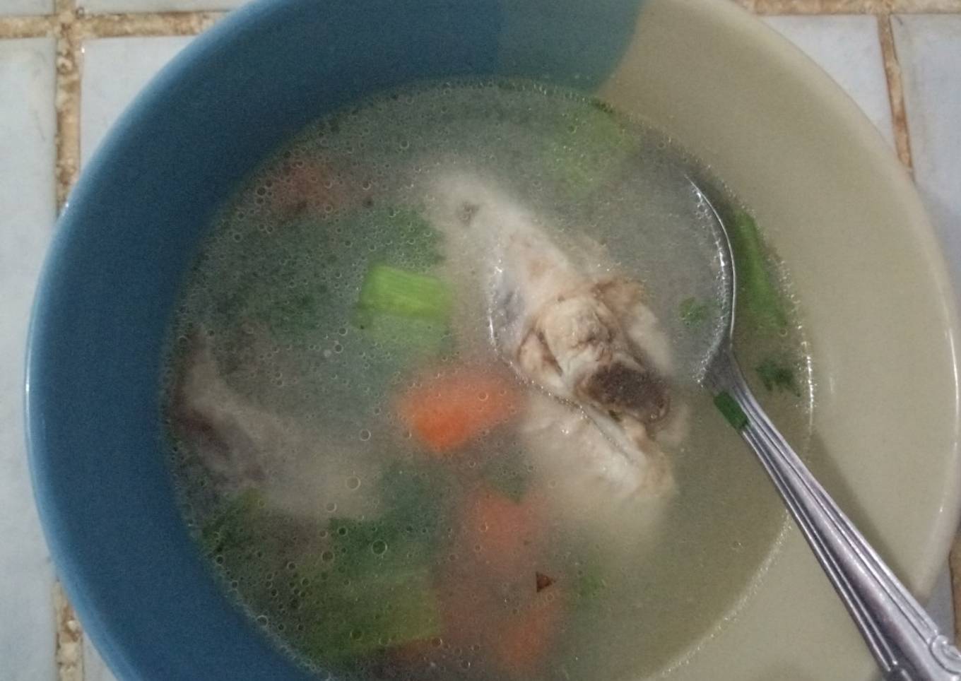 Sop ayam pak min (praktis)