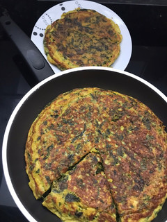 Una foto de Tortilla de acelgas de huerto