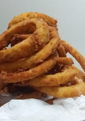 Una foto de Aros de cebolla