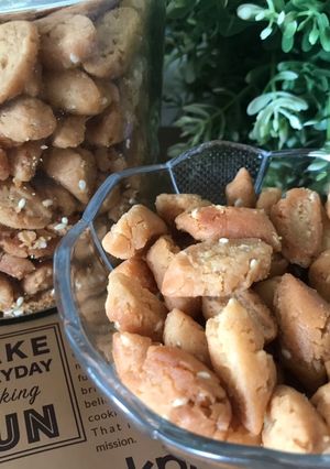 Foto resep Biji ketapang wijen renyah