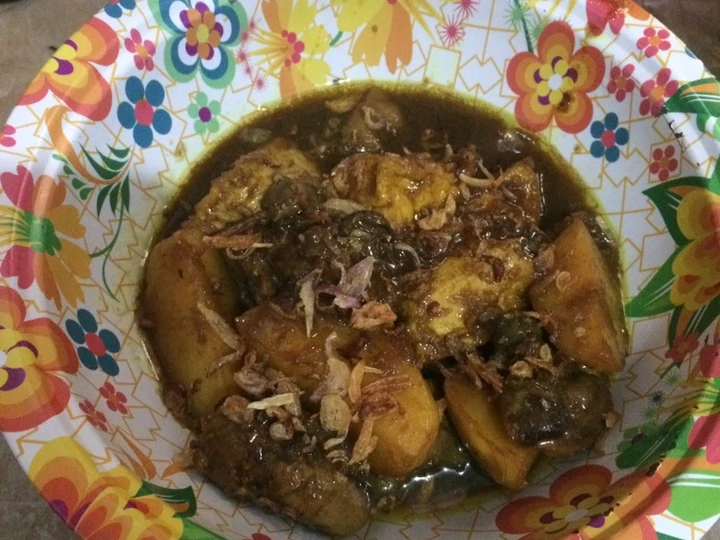 Langkah Gampang Menyiapkan Resep Semur campuran (Ati,Tahu,Kentang) yang Bikin Ngiler Anti Ribet, Uenak Banget