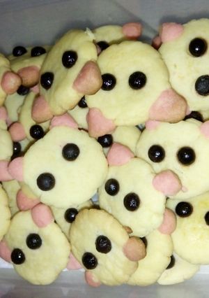 Foto resep Kue kucing babi rasa keju, snack lebaran by teflon