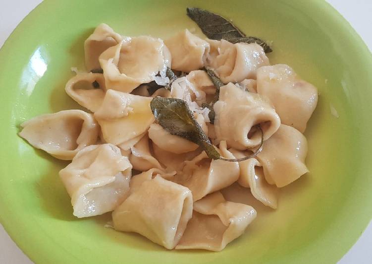 Tortellini burro e salvia senza lattosio