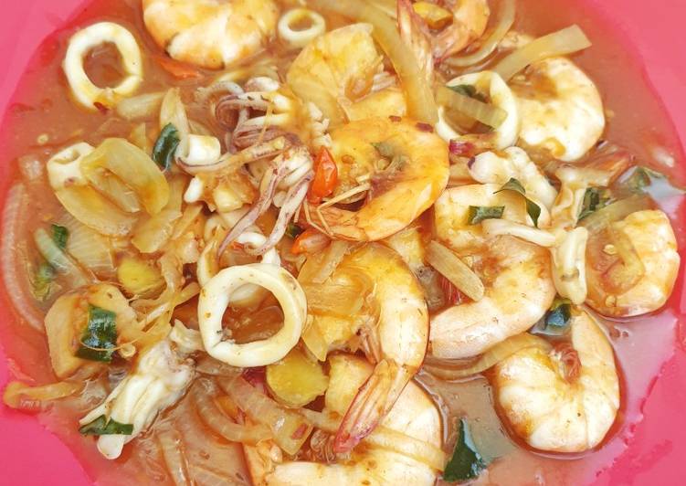 Resep Udang saos asam manis Anti Gagal