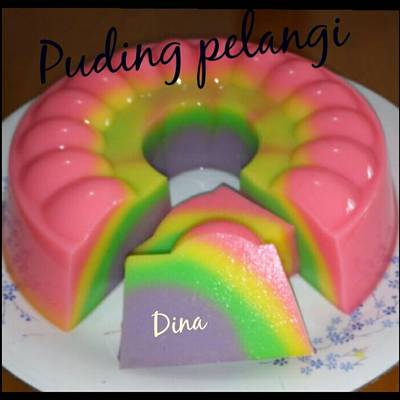 Resep Puding Pelangi Oleh Dapur Dien Cookpad