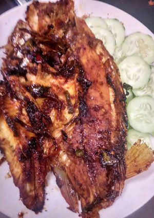 Foto resep Ikan gurame bakar bumbu kicap