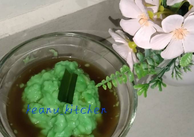 Langkah Mudah untuk Menyiapkan 43. Bubur Sumsum Pandan yang Enak