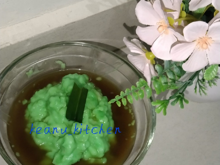 Langkah Mudah untuk Menyiapkan 43. Bubur Sumsum Pandan yang Enak