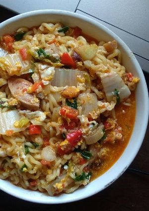 Foto resep Ramyun kuah kental