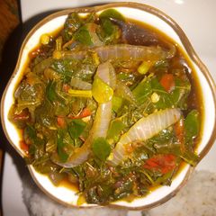 A picture of Spinach/Moringa Soup.