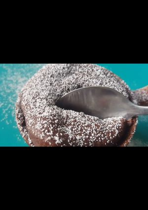 A picture of Nutella filled mug cake (In 1 minute)|microwave nutella mug cake.