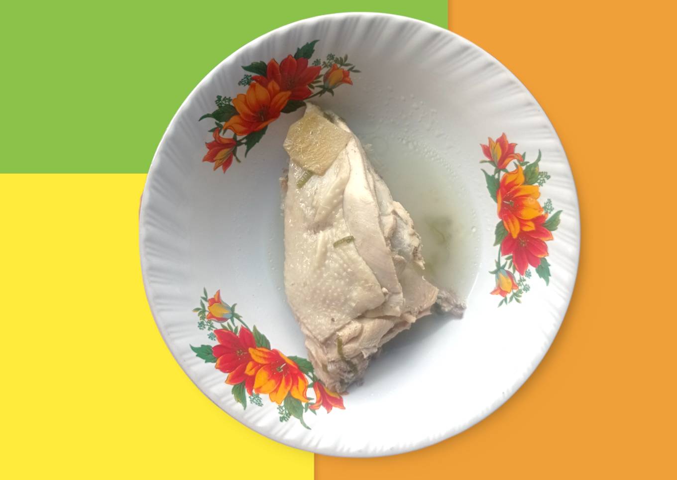 Ayam rebus sederhana
