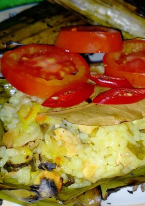 Foto resep Nasi bakar ayam