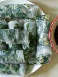 Chive Dumplings with Vietnamese Rice Paper Wrappers