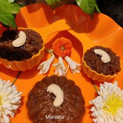 A picture of Amaranth Millets Halwa.