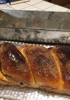 Ünnepi kalács (diós-nutellás) recept fotója