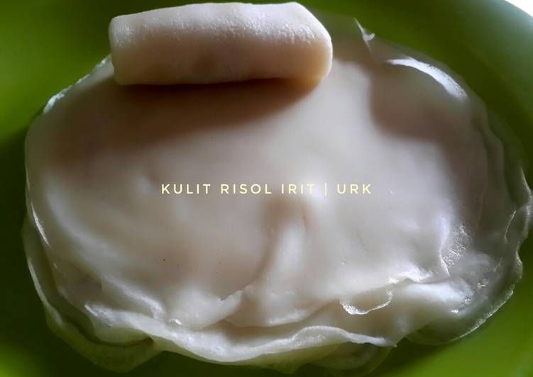 Resep Kulit Risol Irit (tanpa telur dan susu), Sempurna
