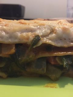 Una foto de Lasaña de verduras