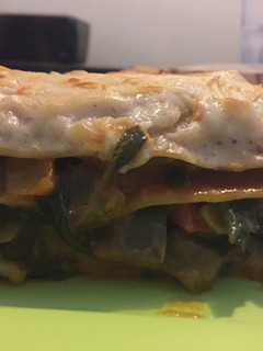 Una foto de Lasaña de verduras