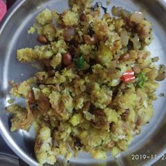 Bread upma A picture of Bread upma.