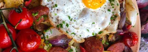 Spanische Kartoffelpfanne mit Chorizo