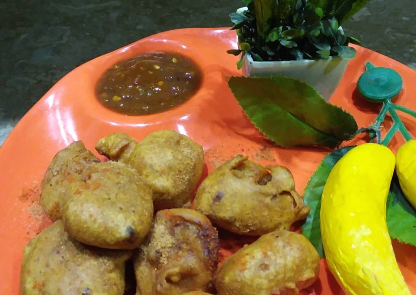 Banana pakora