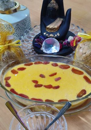 A picture of Yummy Mango Soufflé.