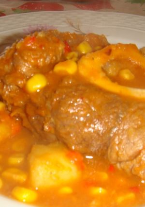 Una foto de Locro de choclo