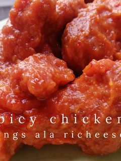 Foto resep Spicy chicken wings ala richeese