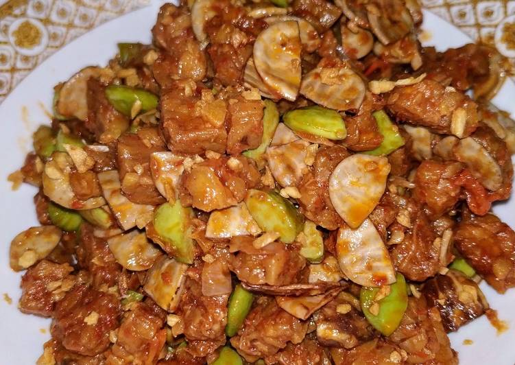 Resep Sambal petai tempe yang Lezat