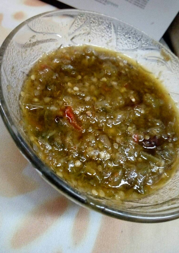 Foto resep Sambal lombok ijo
