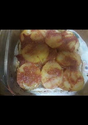 صورة لوصفة بطاطس بالفرن