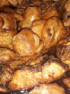 Una foto de Pollo al ajillo