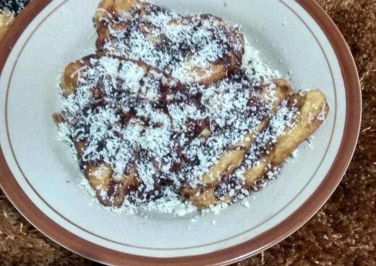 Pisang coklat keju