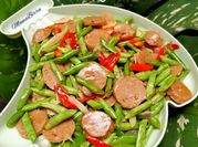 Gambar tumis buncis bakso