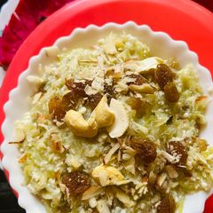 A picture of Kaddu ki Kheer.