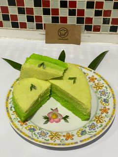 Foto resep Bolu Kukus Pandan Ombre