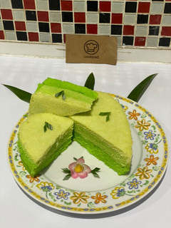 Foto resep Bolu Kukus Pandan Ombre