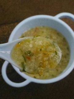 Foto resep Nasi tim MPASI 8m++ sop ikan