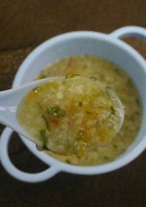 Foto resep Nasi tim MPASI 8m++ sop ikan